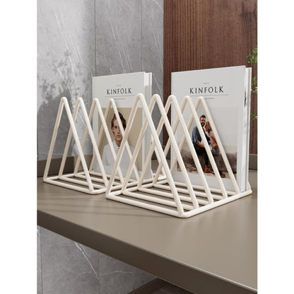 Erweiterbares Holz-Magazin- und Buchregal-Organizer