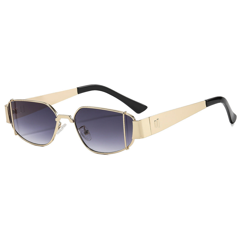 Damen Designer-Sonnenbrille im modernen, kantigen Stil Brehn