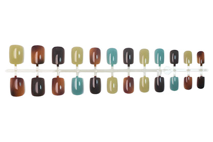Künstliche Fingernägel mit elegantem Ombre-Effekt Brehn