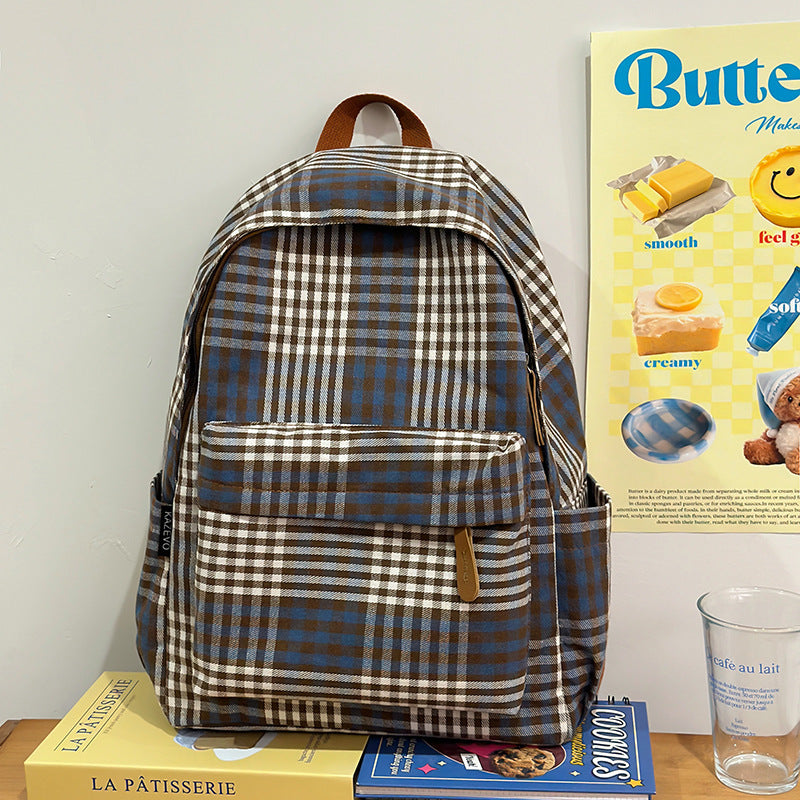 Karo-Muster Freizeit Rucksack Brehn