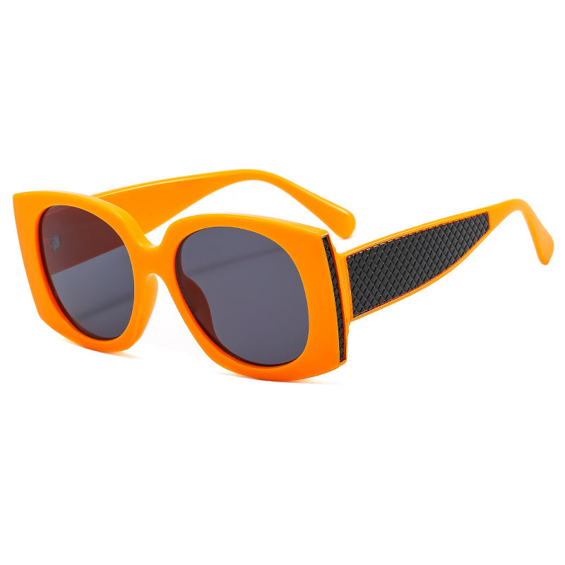 Damen stilvolle Sonnenbrille mit markantem Rahmen Brehn