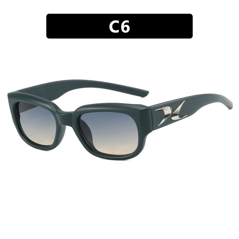 Damen stylische Sonnenbrille mit robustem Rahmen und UV-Schutz Brehn