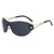 Damen Modische Sonnenbrille mit transparentem Design und stilvollen Akzenten Brehn