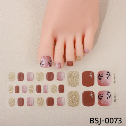 Elegante Fußnagelaufkleber