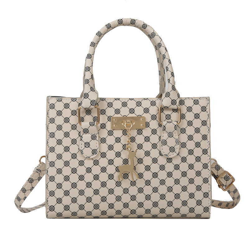 Elegante gemusterte Handtasche
