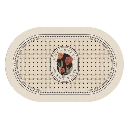 Botanisches Design Badmatte Brehn