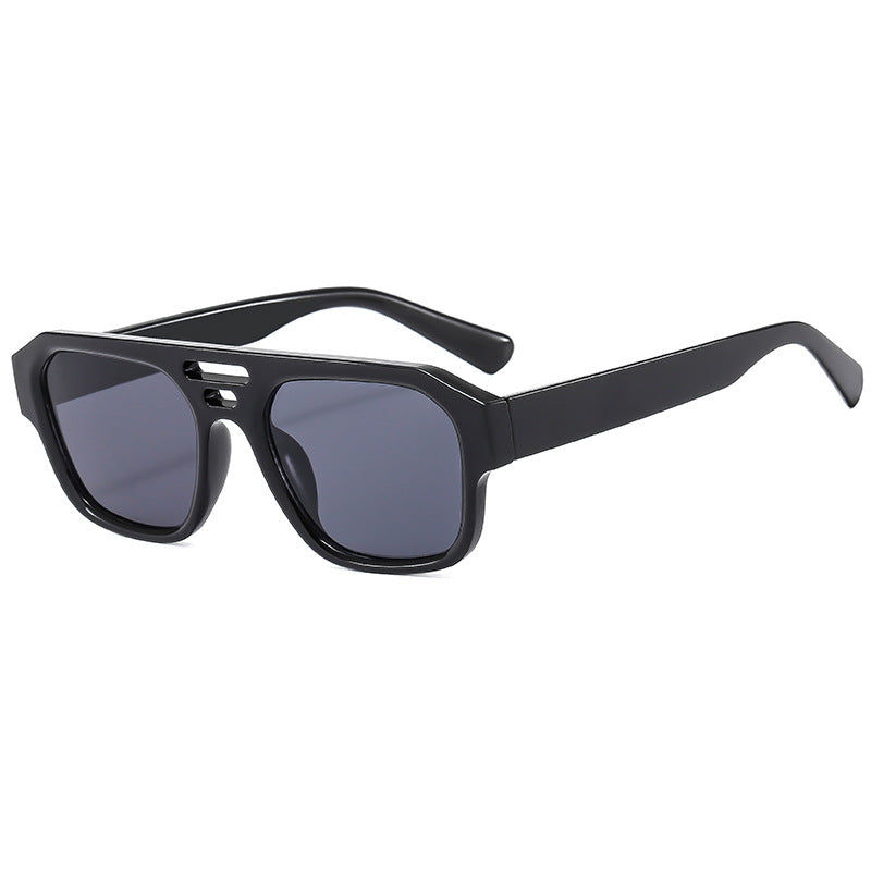 Damen Modische Sonnenbrille mit kantigem Design und UV-Schutz Brehn