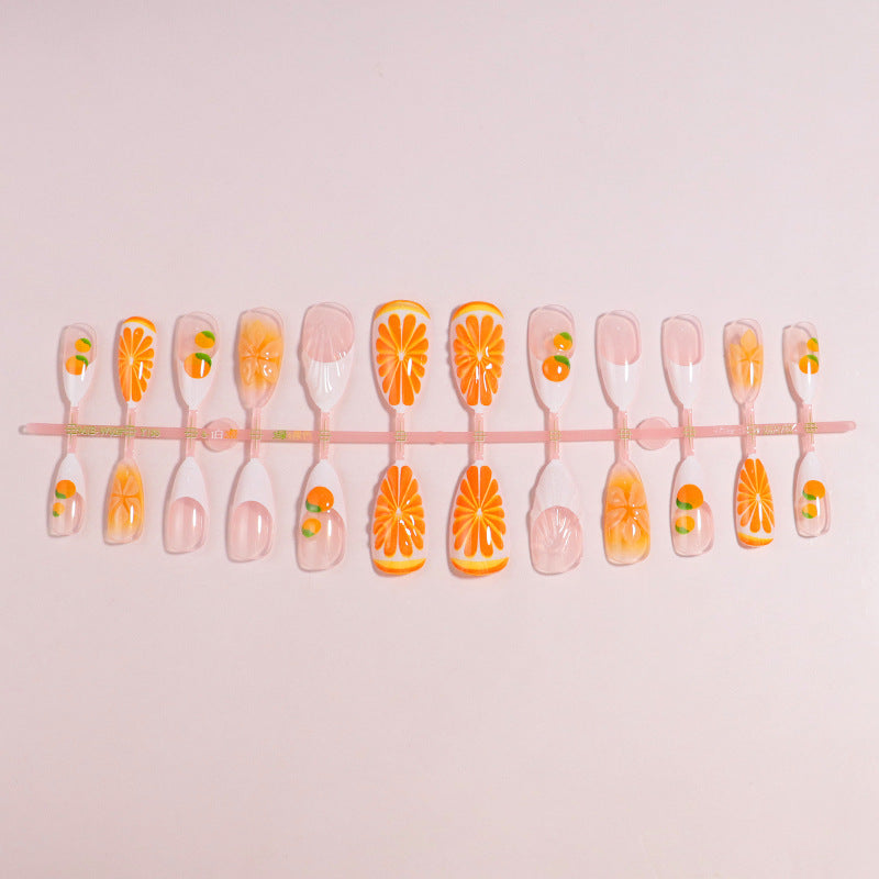 Premium Press-On Nail Set mit dekorativen Akzenten Brehn