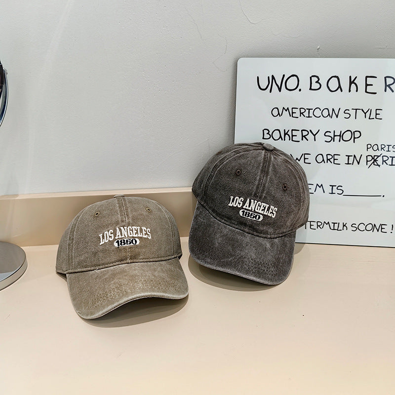 Damen Vintage-inspirierte Stoff Baseballmütze Brehn