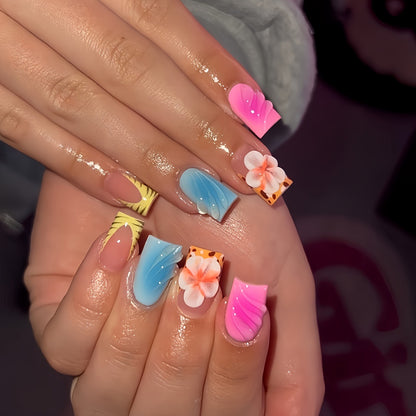 Floral Art Press-On Nails Brehn