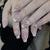 Künstlerisches Press-On Nagelkunst Set Brehn