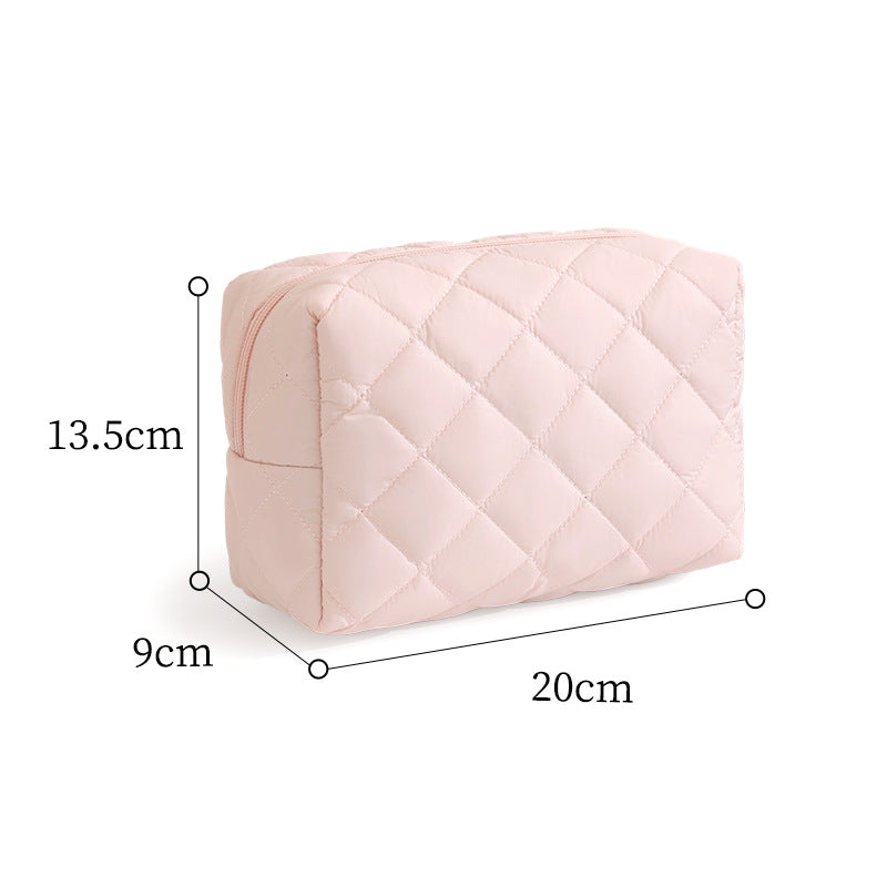 Quilted Leopardenmuster Make-up Tasche Brehn