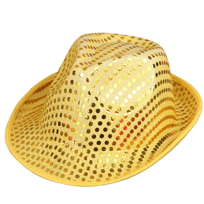 Schimmernder Party Fedora Hut
