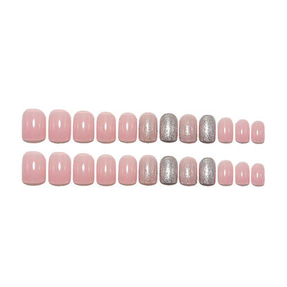 Kunstnagelset mit Glitzer- und Farbverlaufseffekten Brehn