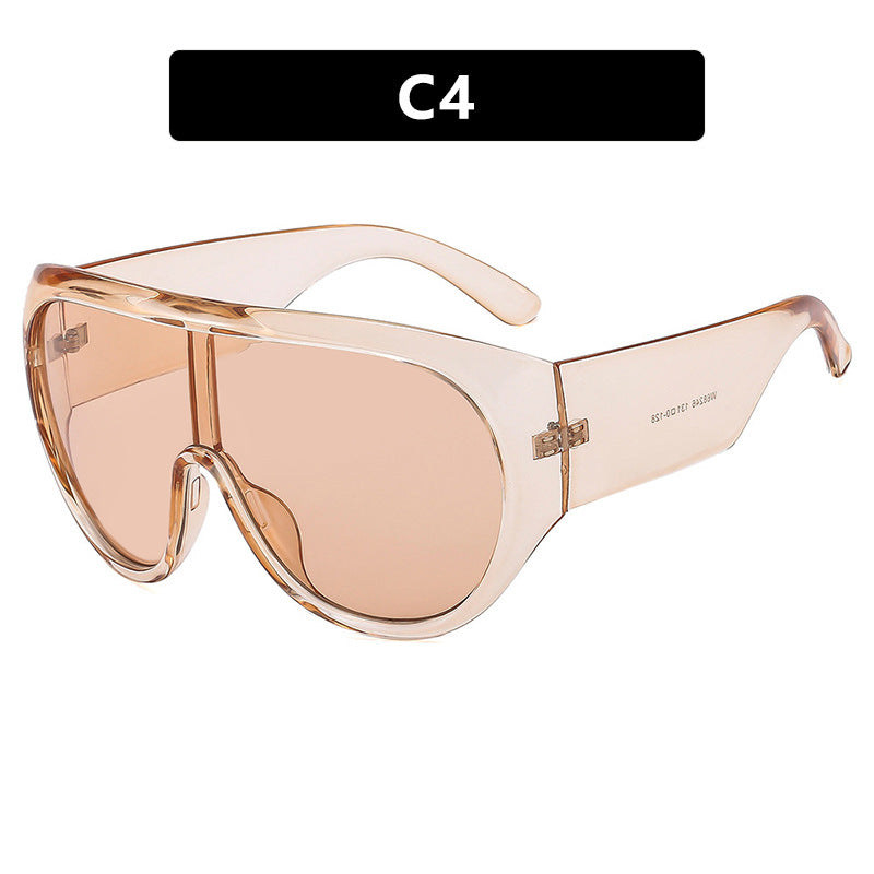 Damen sportliche Sonnenbrille im aerodynamischen Design mit breitem Sichtfeld Brehn
