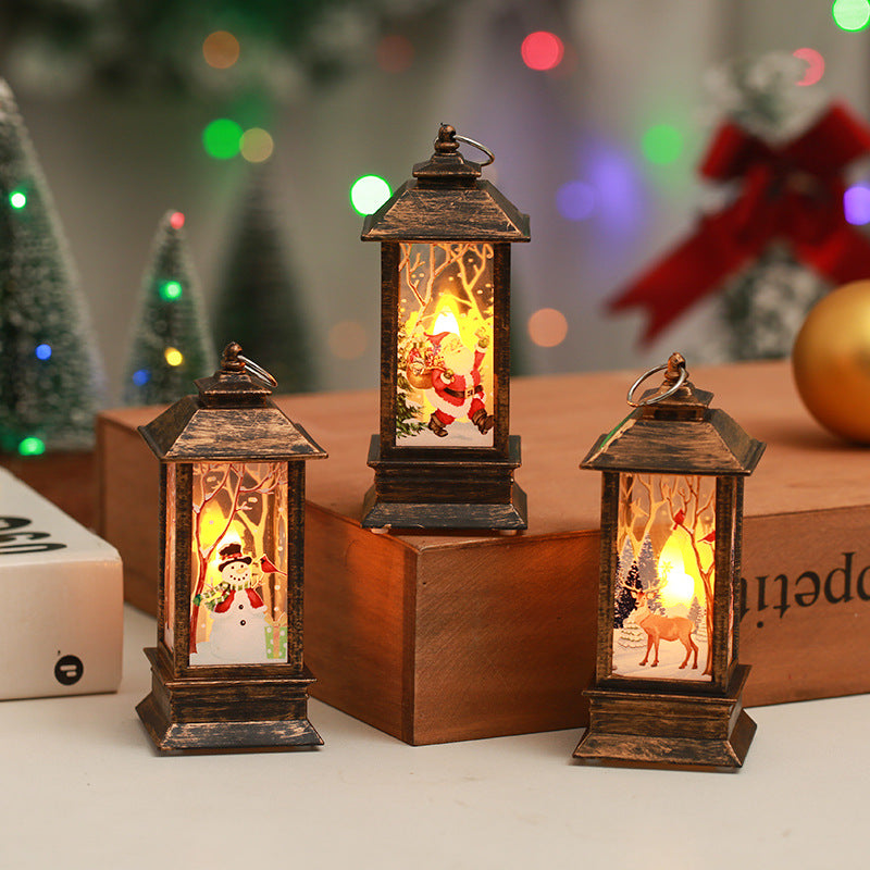 Nostalgische Weihnachtslaterne mit LED-Leuchte Brehn