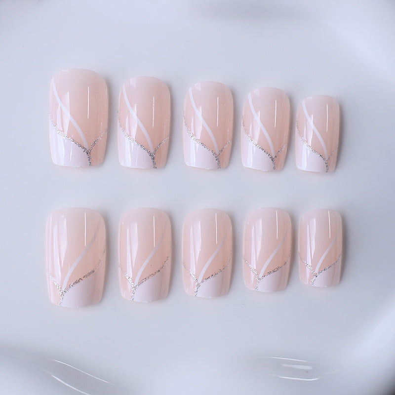 Premium French Tip Nagelverstärkungen Brehn