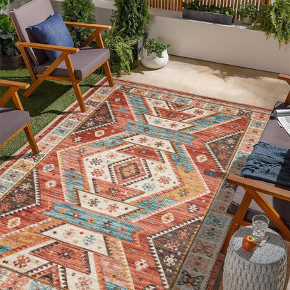Geometrisches Muster Outdoor-Teppich