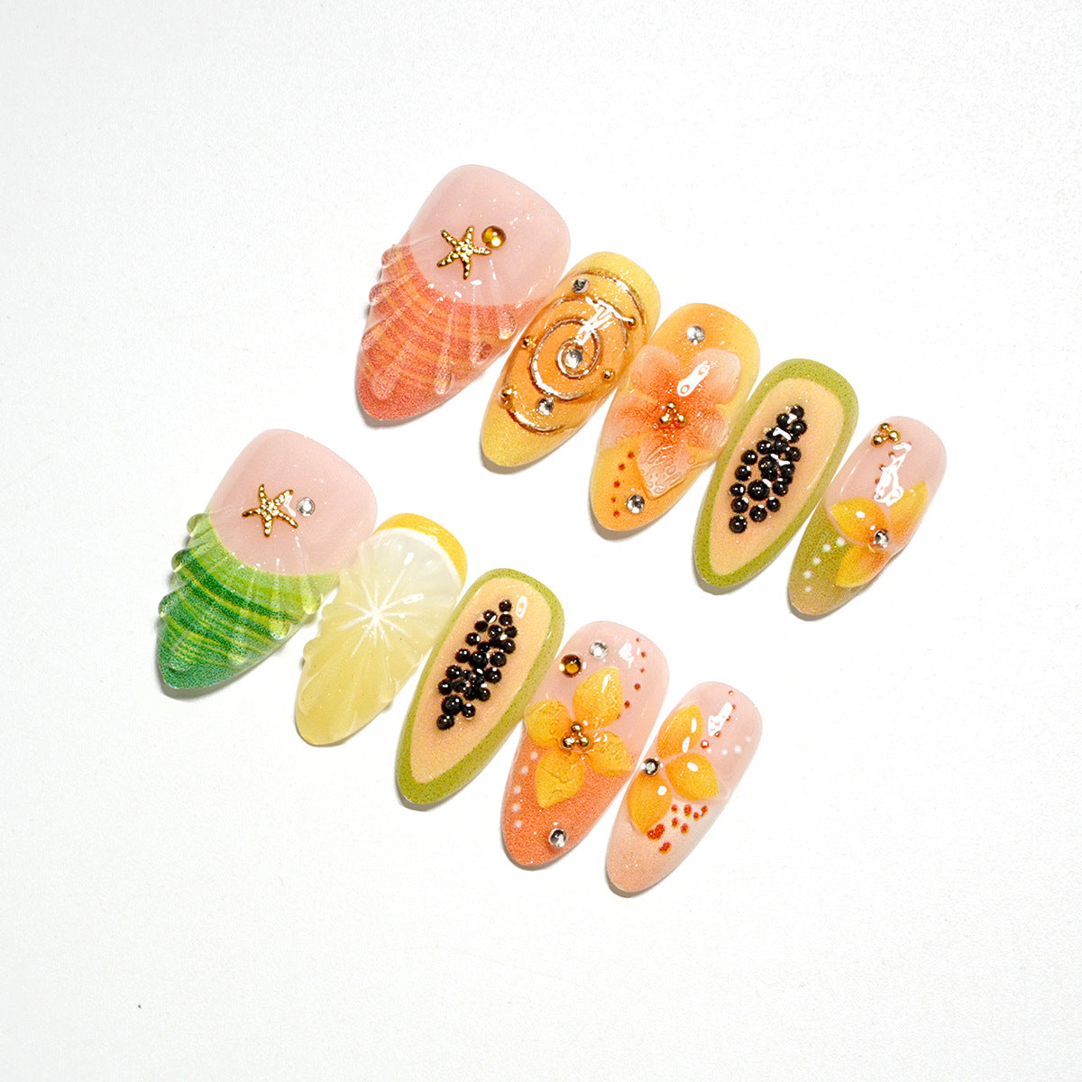 Kreatives Press-On Nail Art Set