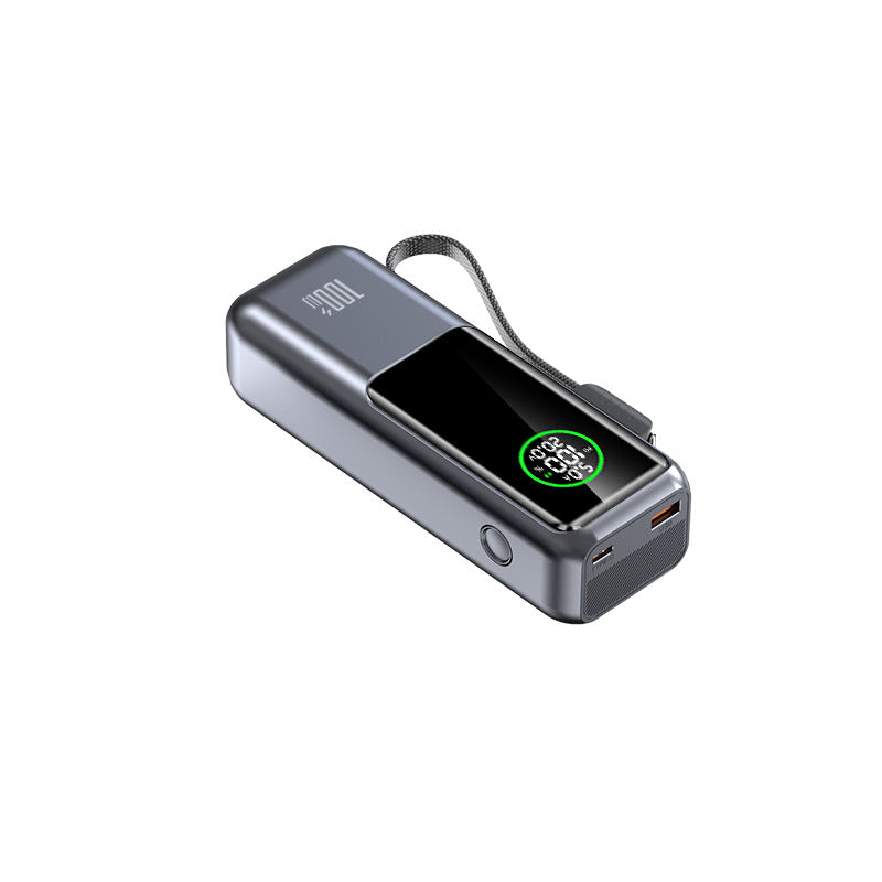 Hochleistungs-Powerbank mit Digitalem LED-Display und Schnellladefunktion Brehn