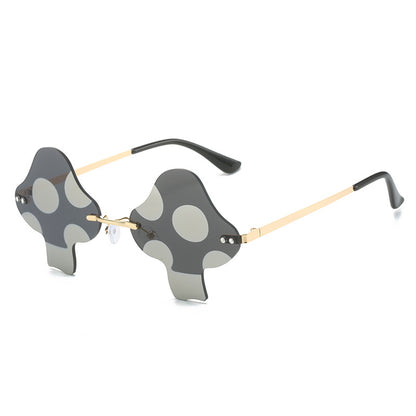 Einzigartige Übergroße Polka Dot Rahmen Sonnenbrille Brehn