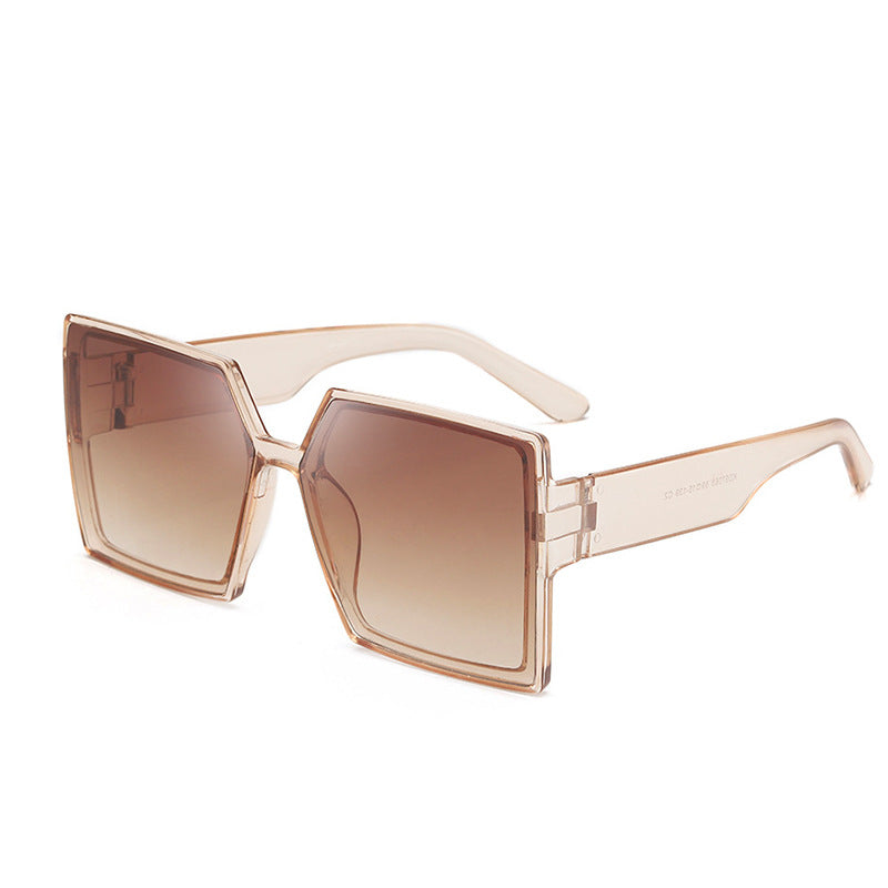 Damen quadratische Sonnenbrille mit robustem Rahmen und stylischem Design Brehn