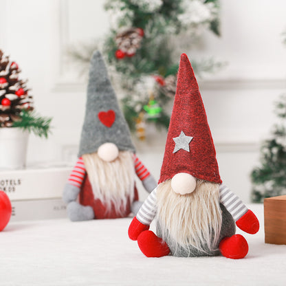 Niedliche Weihnachtsgnom Dekoration Brehn