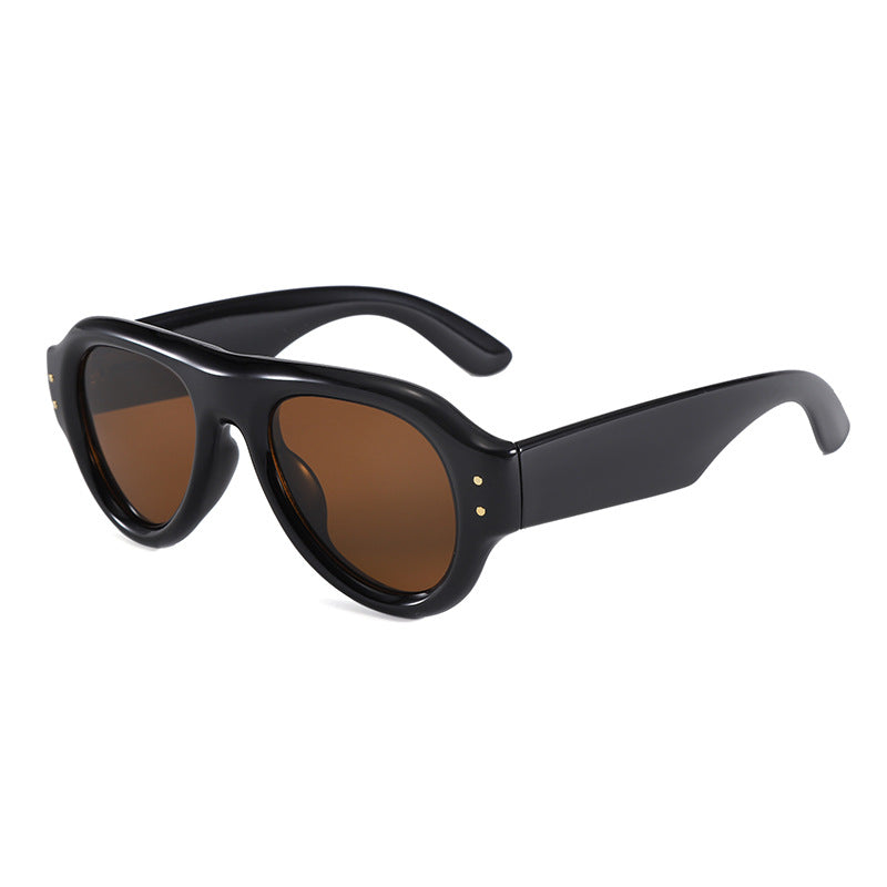 Damen ausgefallene Sonnenbrille im Retro-Stil Brehn