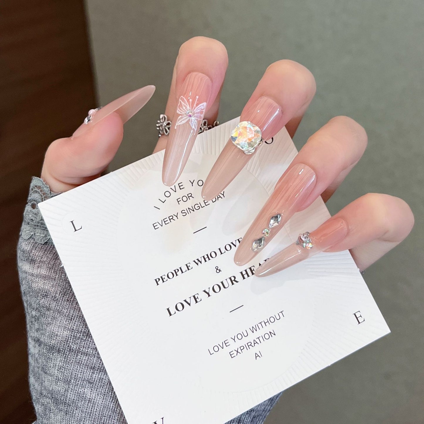 Premium Dekorative Press-On Nagelerweiterungen Brehn 1787316116