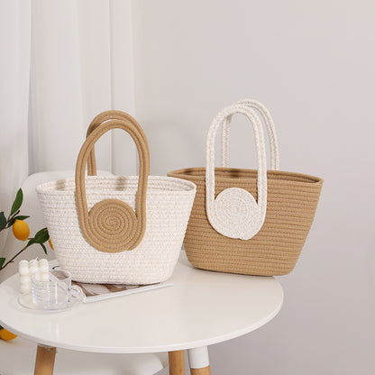 Dekorative Naturfaser Tasche Brehn