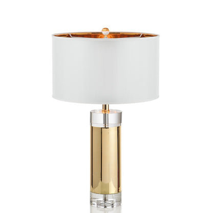 Elegante Glastischlampe mit modernen Akzenten