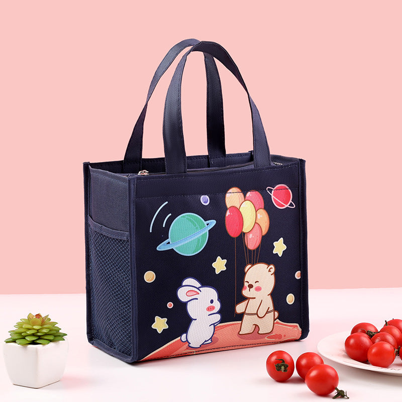 Kinder Isolierte Cartoon Lunch Tasche Brehn