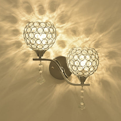 Kristallakzent-Wandlampe