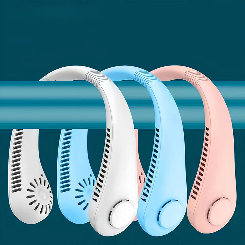 Kühlende tragbare Nackenventilator mit bürstenlosen Motoren und USB-C aufladbar Brehn