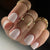 Elegante Glänzende Gel Press-On Nägel Brehn