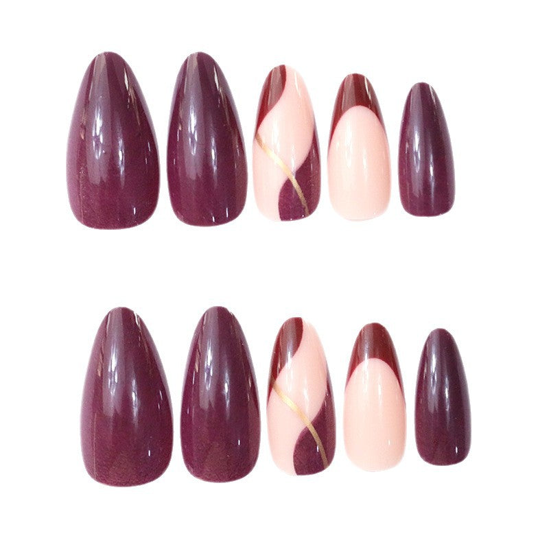 Elegante Farbverlauf-Nagelkunst-Fingerdesign Brehn