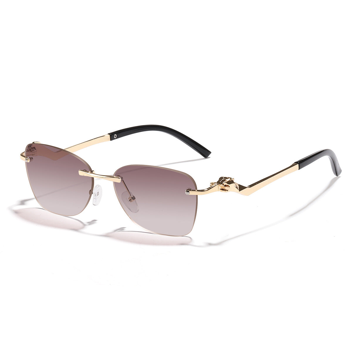 Damen modische Sonnenbrille mit stilvollen geometrischen Akzenten Brehn