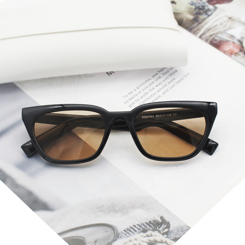 Damen geometrische Designer-Sonnenbrille im modernen Look Brehn