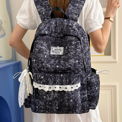 Stylischer Sternmuster-Rucksack Brehn