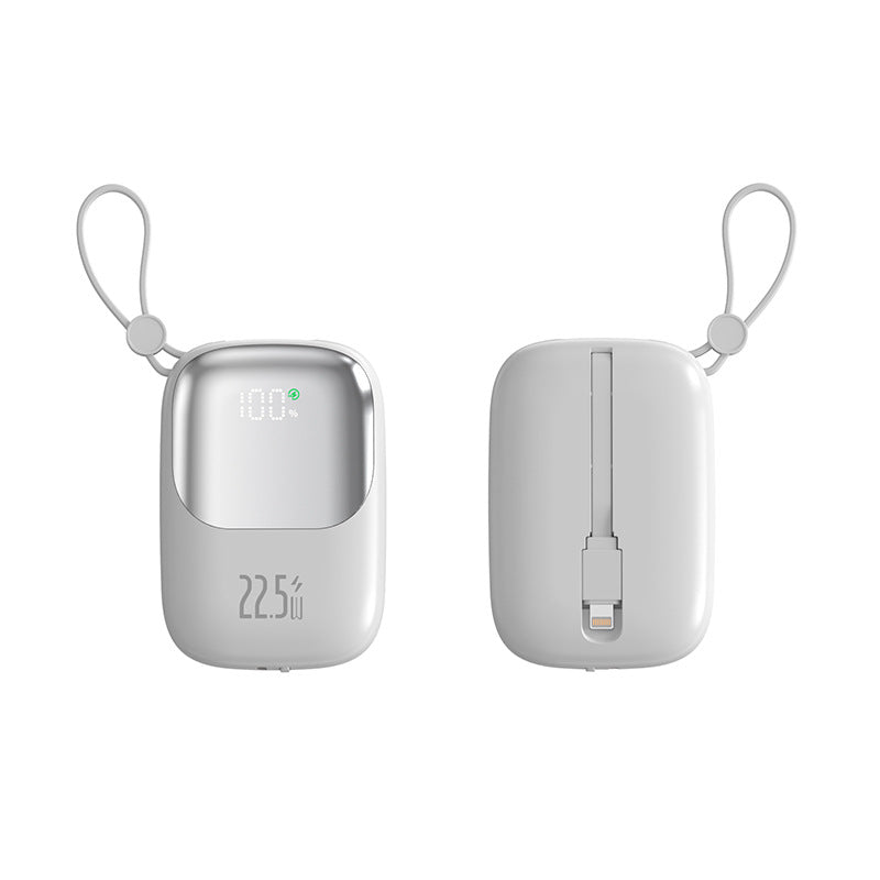 Tragbare Powerbank mit Integriertem Ladeanschluss und LED-Anzeige Brehn