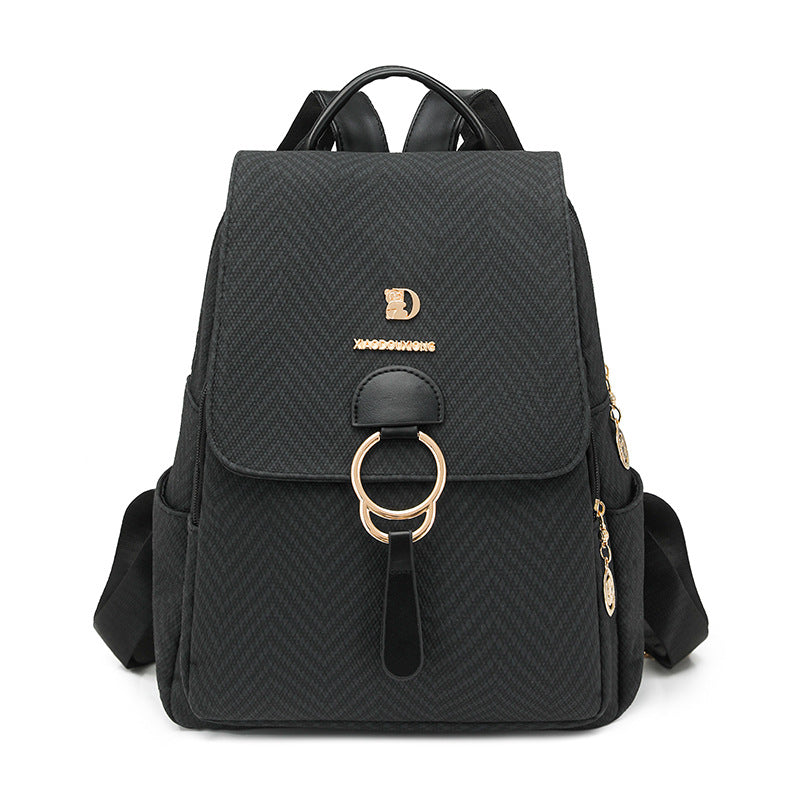 Multi-Kompartiment Fischgrät Fashion Rucksack Brehn