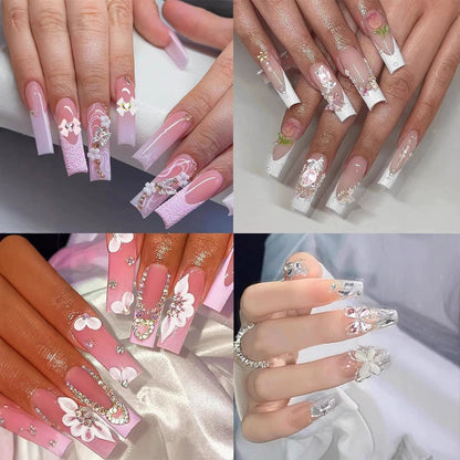Dekorative Harz Nagelkunst Charms Set