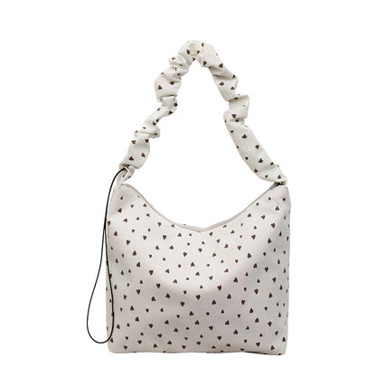 Herzprint Gemütliche Hobo Tasche