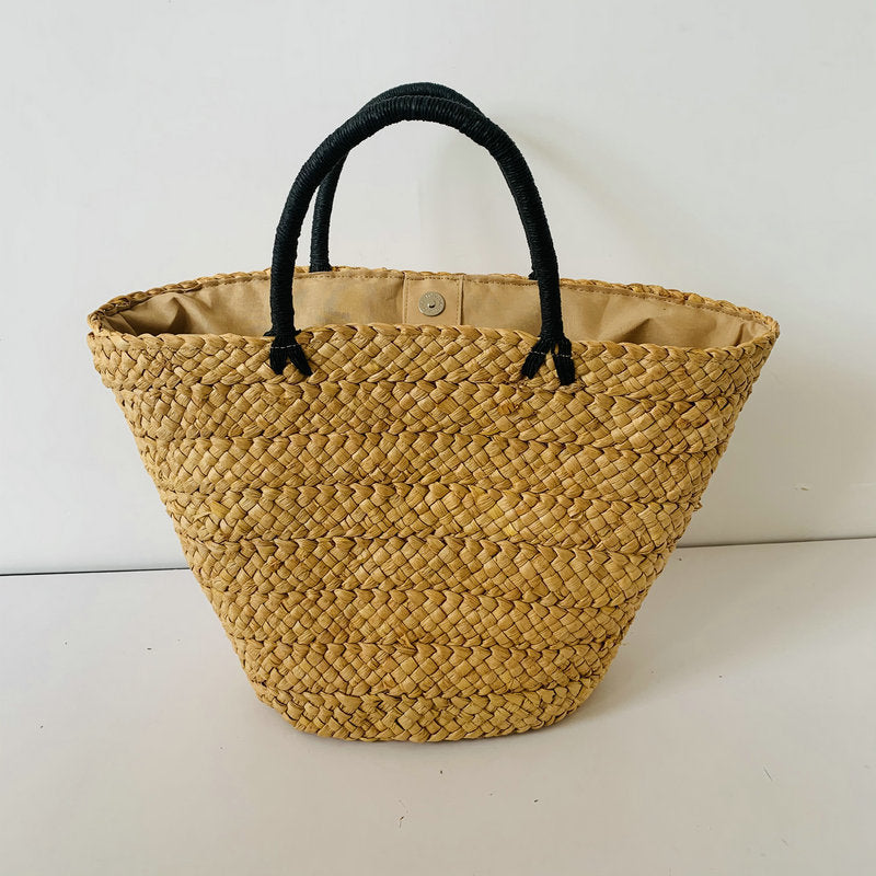 Handgefertigte Strohmarkt-Tasche Brehn