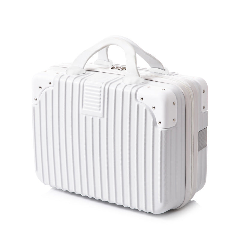 hartschalen kosmetik reisetasche mit doppelten obergriffen und verstärkten eckenprotektoren Brehn