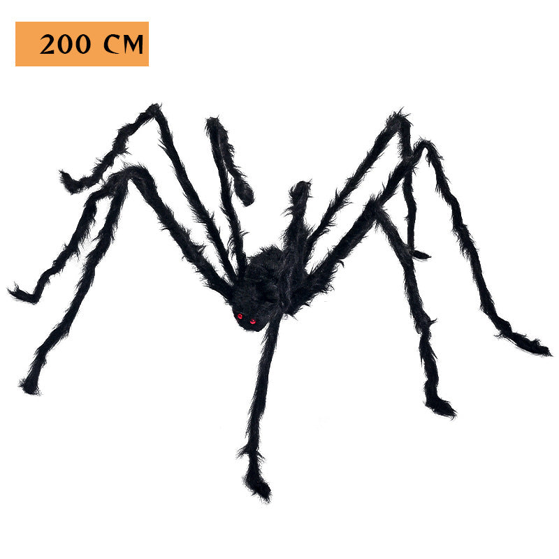 Gruselige realistische Plüsch-Spinnen-Dekoration Brehn