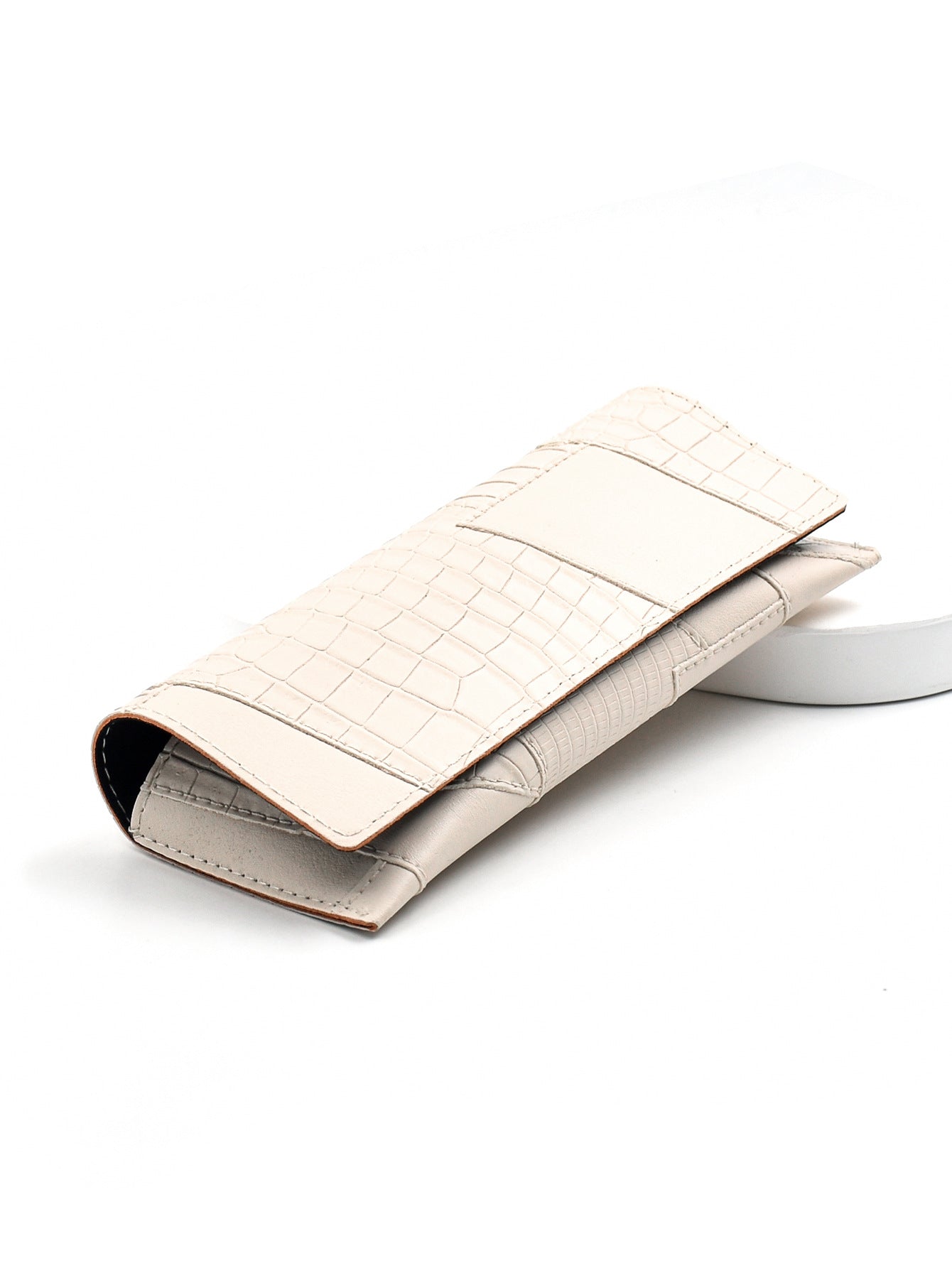 Luxus Krokodilleder Prägung Clutch Geldbörse Brehn
