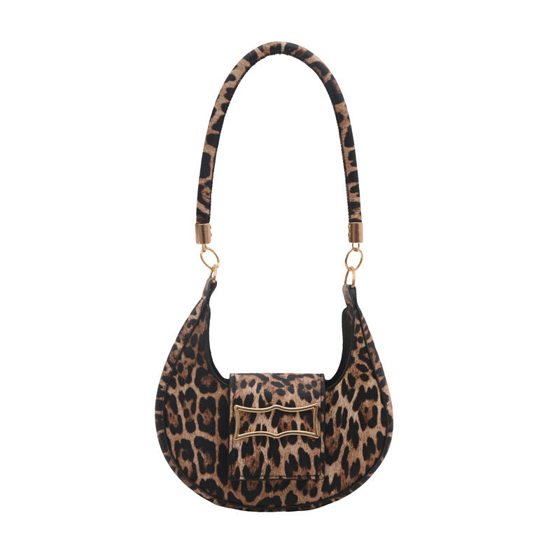 Stylische Leopardenmuster-Handtasche Brehn