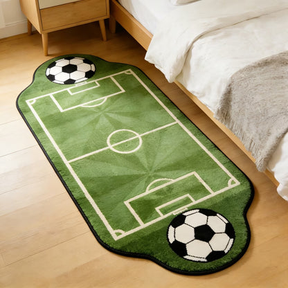 Fußballfeld Thema Bereichsteppich