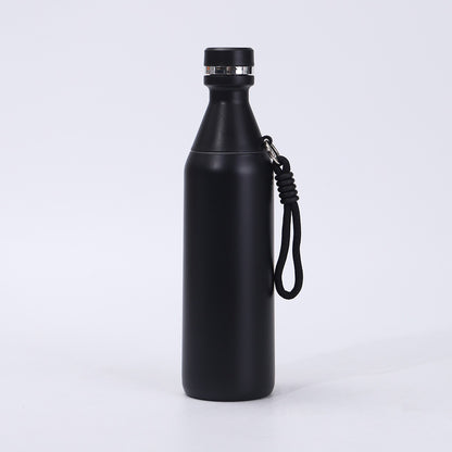 Damen isolierte Trinkflasche mit praktischem Trageriemen Brehn